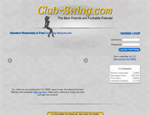 Tablet Screenshot of club-swing.com